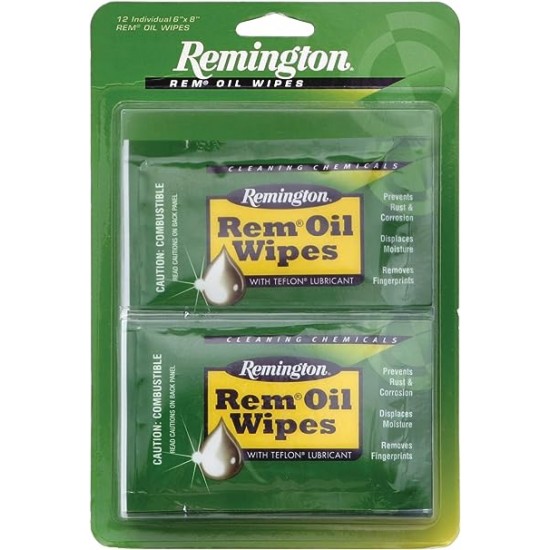 Remington Oil Wipes (Multi pack)