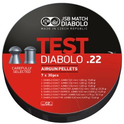 JSB Exact Diabolo test pack .22